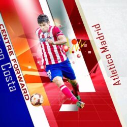 diego costa atletico madrid wallpapers hd