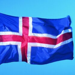 The flag of Iceland HD Wallpapers