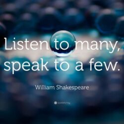 William Shakespeare Quotes
