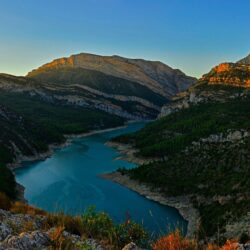 Congost River Mountain Range Spain wallpapers