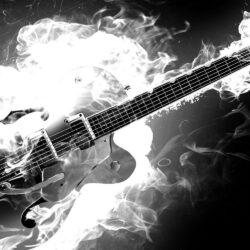 Smoke Guitar Flash Music Wallpapers Wallpapers
