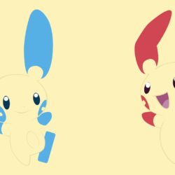 Minun and Plusle Full HD Wallpapers and Backgrounds Image
