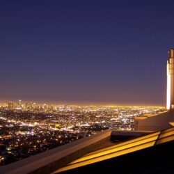 Los Angeles From Griffith Observatory HD desktop wallpapers
