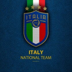 Download wallpapers Italy national football team, 4k, blue leather