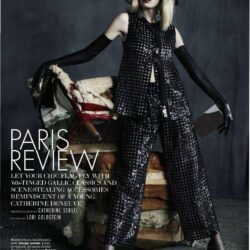 Paris Review” Heidi Mount by Catherine Servel for US Elle March 2013