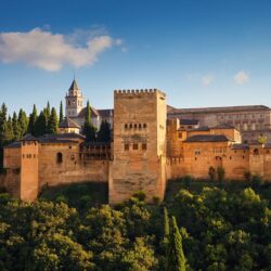 Photos Spain Fortification Alhambra de Granada Parks