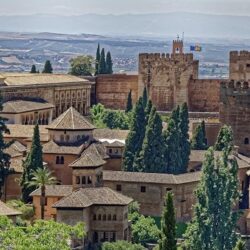 Wallpapers Spain Fortress Alhambra, Granada Castles Cities