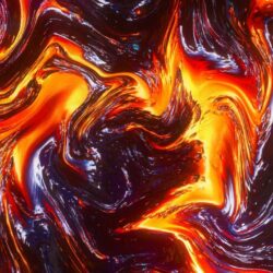 Digital art, lava, fire, glitch, abstract wallpapers