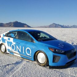 Hyundai Ioniq Hybrid Sets Speed Record At Bonneville Salt Flats