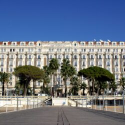 Hotels on the beach in Cannes, France wallpapers and image