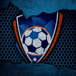 Download wallpapers Sydney FC, 4k, new logo, A
