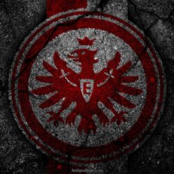 Download wallpapers Eintracht Frankfurt, logo, art, Bundesliga