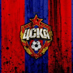 Download wallpapers 4k, FC CSKA Moscow, grunge, Russian Premier