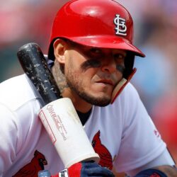 Yadier Molina takes offense to pine tar questions