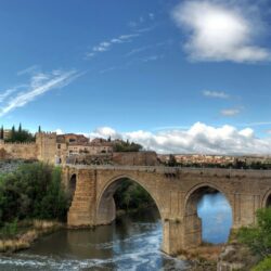 Toledo Bridge Europe River World Spain HD Wallpapers, Desktop