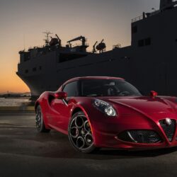 2015 Alfa Romeo 4C Red Wallpapers