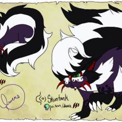 Collosan Stunky and Skuntank by VioletArtifacts