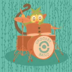 Grookey loves the drums : NintendoSwitch