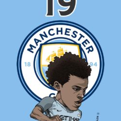  Manchester City No.10 Kun Aguero Fan Art 