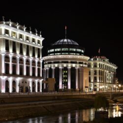 File:Skopje 2014 by night