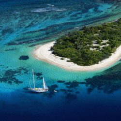 Aeriel View of an Island, Grenada