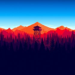 Download Firewatch, Forest, Landscape, In