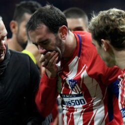 Atletico Madrid’s Diego Godin has dental surgery after losing teeth