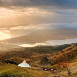 The Storr Hill Panorama Scotland Wallpapers