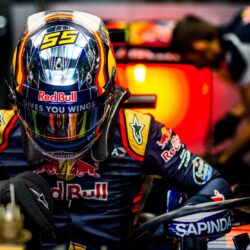 Max Verstappen, Carlos Sainz, track action, garage, team, pitlane