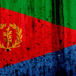 Download wallpapers Eritrea flag, 4k, grunge, flag of Eritrea