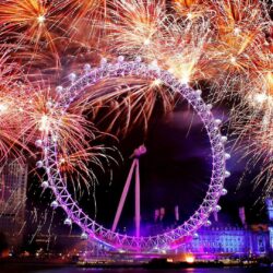 12 Cheerful London Eye New Year’s Eve Wallpapers in HD for Free