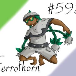 Pokemon Gijinka Project 598 Ferrothorn by JinchuurikiHunter on