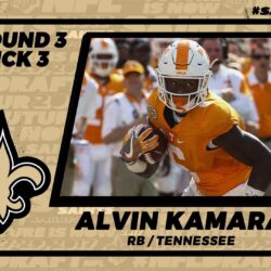 Alvin Kamara selected in 3rd Rd by New Orleans Saints