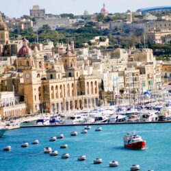 Sliema malta europa puerto edificios wallpapers