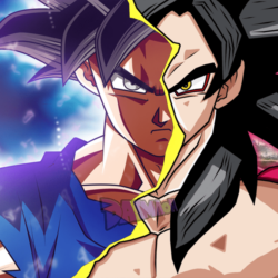 Goku Ultra Instinct X Super Saiyan 4 by daimaoha5a4