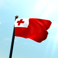 Tonga Flag 3D Free Wallpapers