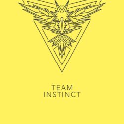 Team Instinct, PoGo, Pokemon Go, Yellow, Zapdos, phone wallpapers