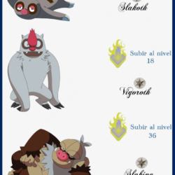 132 Slakoth Evoluciones by Maxconnery