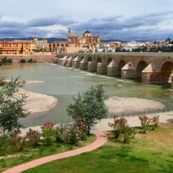 Wallpapers Spain Cordoba Andalucia Guadalquivir Bridges Rivers Cities