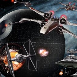 X Wings And Tie Fighters
