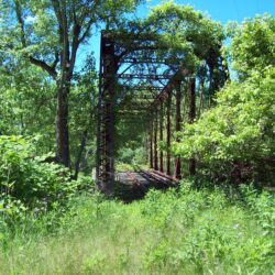 Abandoned Rail Bridge in Cuyahoga Valley National Park