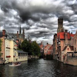Amazing City Bruges In Belgium HD Wallpapers
