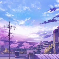 Download clouds scenic anime sky Wallpapers []