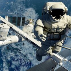 space station out in the open space cosmonaut HD wallpapers