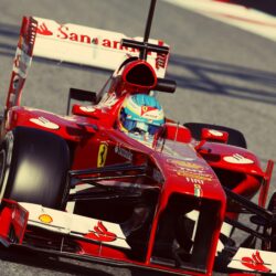 Download Wallpapers Ferrari, Alonso, F1, Formula 1 4K