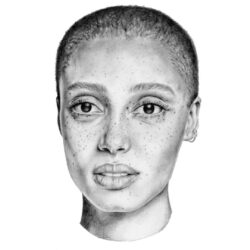 Finally finished pencil portrait of Adwoa Aboah