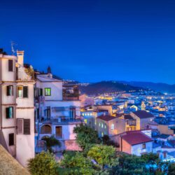 Photo Cities Italy Amalfi Coast Gulf of Salerno Night Building