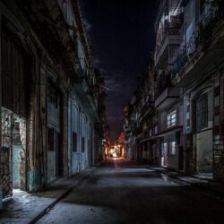 landscape, Street, Urban, Havana, Cuba, Lights, Architecture, City