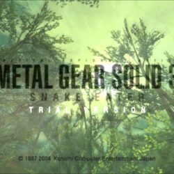 Metal Gear Solid 3 Snake Eater Trial Version Menu Theme