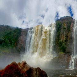 Angel Falls Guayana, Canaima National Park Venezuela Hd Desktop